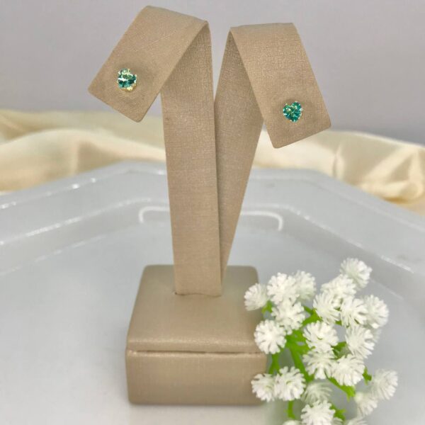 Aro Corazón Verde