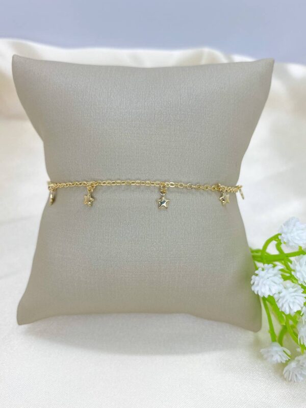 Tobillera Estrellas Lisas