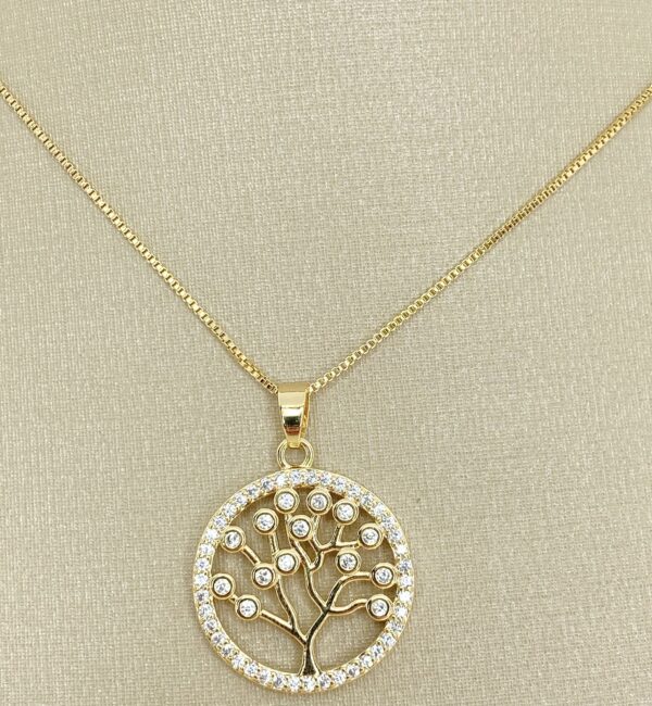 Cadena Árbol de la Vida en Zirconias - Image 3