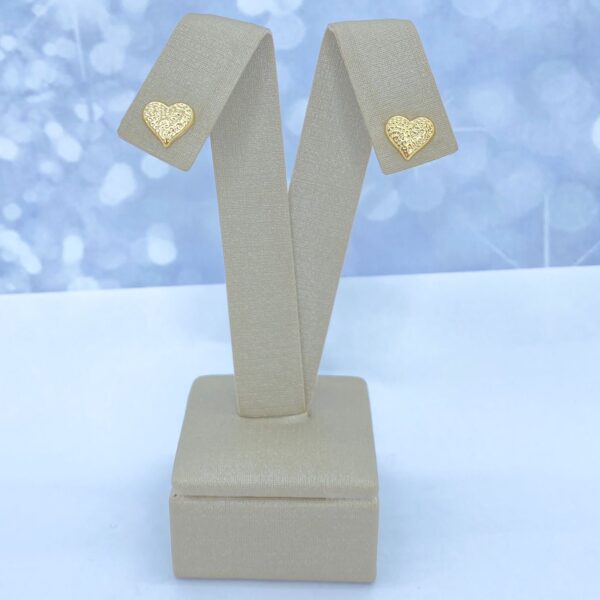 Aro Corazón Dorado Liso - Image 2