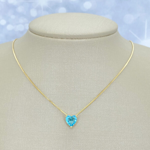 Cadena Corazón Celeste - Image 2