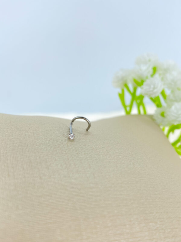 PIERCING DE NARIZ ACERO CRISTAL