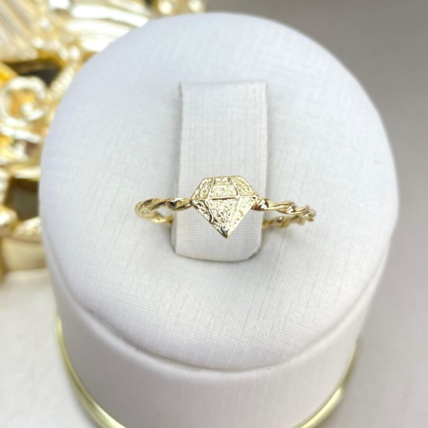 Anillo Diamante Dorado - Image 2