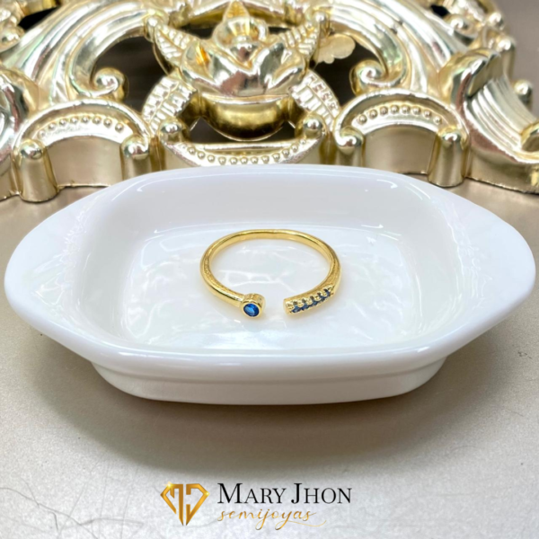 Anillo Ajustable Zafiro