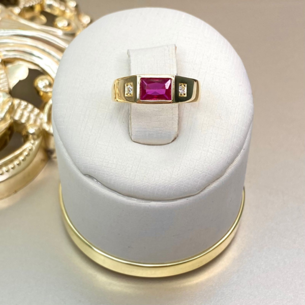 Anillo Masculino Rubi - Image 2