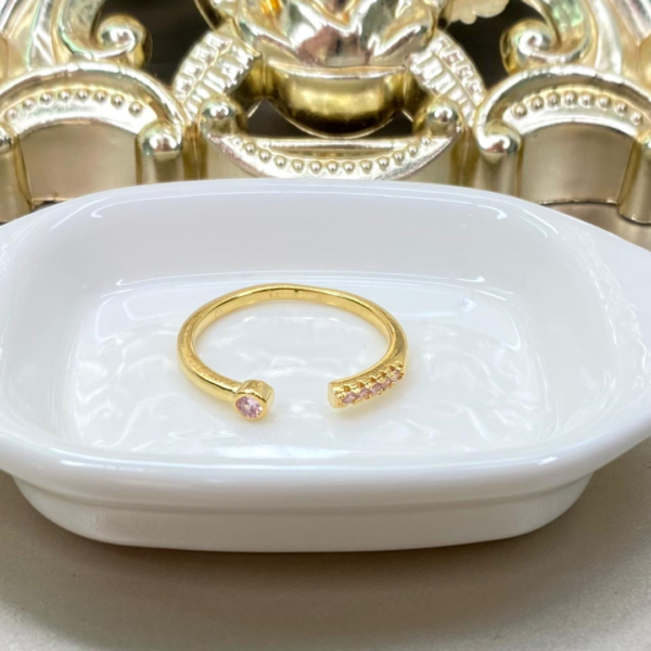 Anillo Ajustable Rosa - Image 2