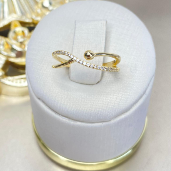 Anillo Doble en Zirconias - Image 2