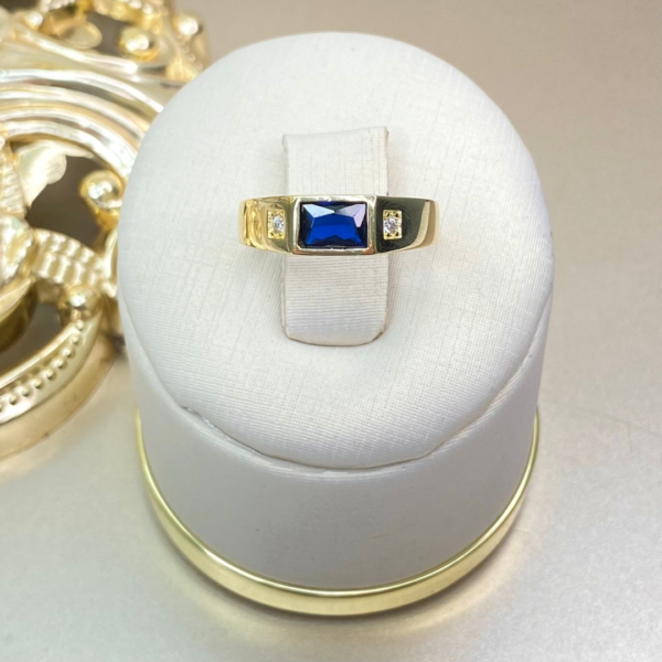 Anillo Masculino Zafiro - Image 2