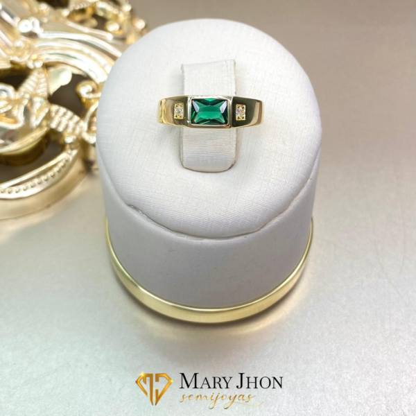 Anillo Masculino Esmeralda