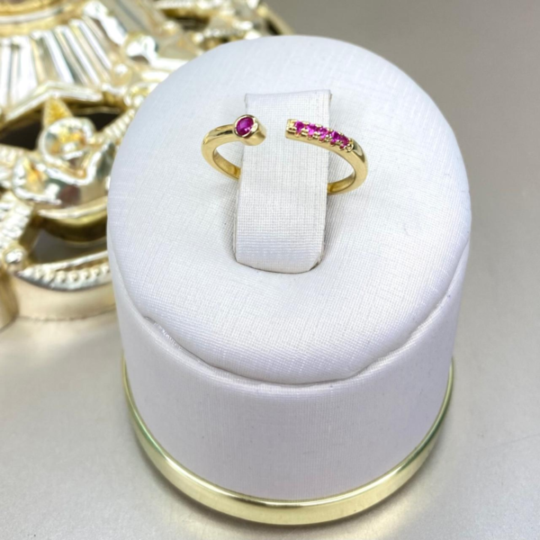 Anillo Ajustable Rubí - Image 2