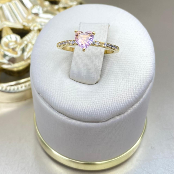Anillo Corazón Rosa - Image 2