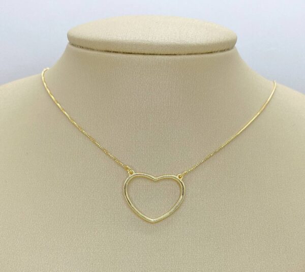 CADENA CORAZON LISO M - Image 2