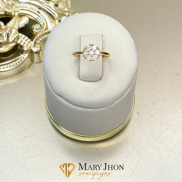 Anillo Flor Cristal