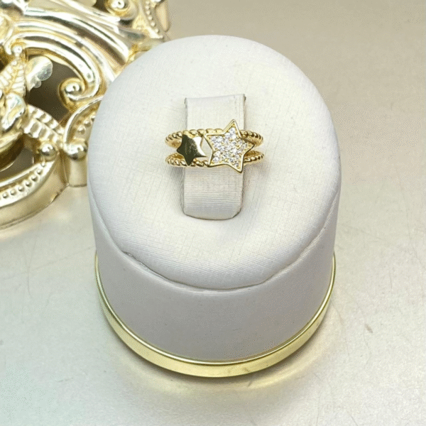 Anillo Doble Estrellas - Image 2