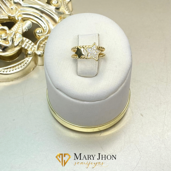 Anillo Doble Estrellas