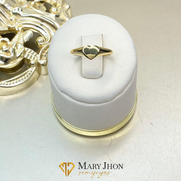 Anillo Corazon Dorado