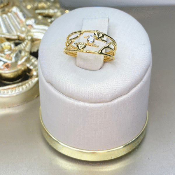 Anillo Triplo Dorado - Image 2