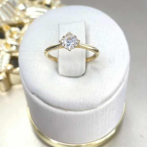 Anillo Solitario Tachonado - Image 2
