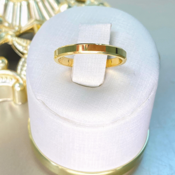 Anillo Tungsteno Compromiso Cuadrado - Image 2