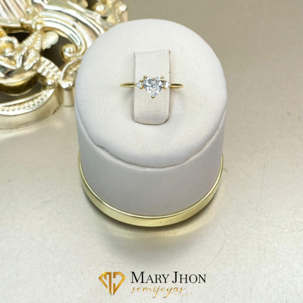 Anillo Corazon Cristal