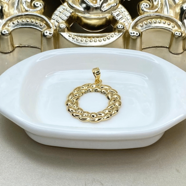 Dije Circular Dorado - Image 2