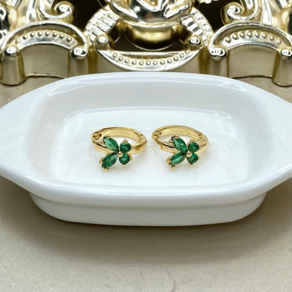 Argolla Mariposa Verde - Image 2