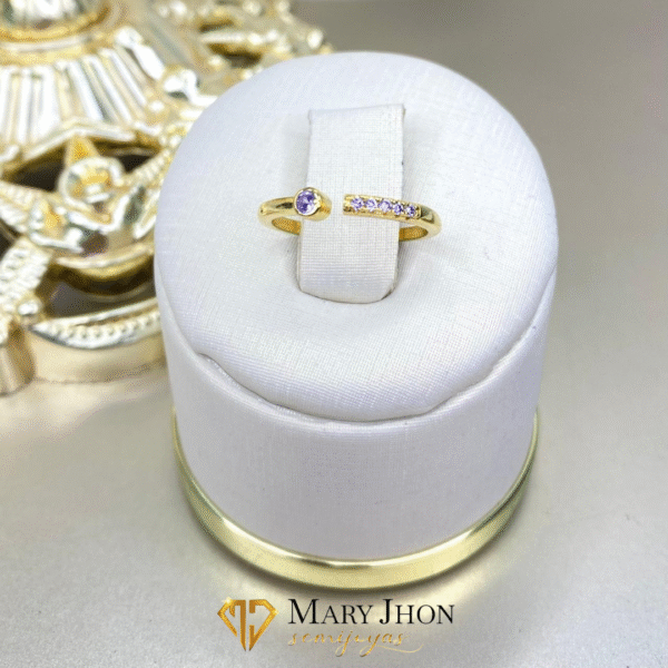 Anillo Ajustable Morado