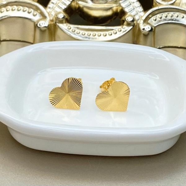 Aro Corazón Dorado - Image 2