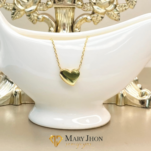 Cadena Corazón Dorado